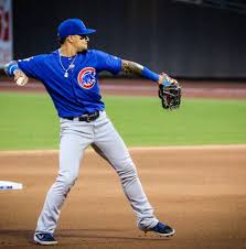 He previously played for the milwaukee brewers , who selected him in the first round (15th pick) of the 2015 mlb draft. Javier Baez Ssk Ikigai H Web Glove 2019 What Pros Wear Chicago Sports Teams Baseball Red Gloves