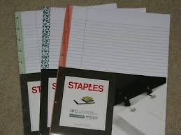 3 Staples Arc Customizable Notebook System Refill Paper 50 Sheets College Ruled 19 88 Picclick