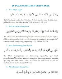 Dengan memanjatkan puji syukur kehadirat allah swt dan mengumandangkan sholawat kepada nabi muhammad saw beserta pengikutnya, kami menyelenggarakan tasyakuran 4 bulan kehamilan istri saya untuk anak pertama kami yang dilaksanakan pada hari minggu tanggal 27 juli 2008 yang dibimbing oleh ustad h. Download Kumpulan Doa Dan Adab Pilihan Untuk Anak Pdf Lengkap Abana Online
