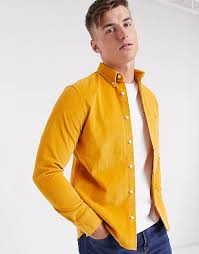 4.4 out of 5 stars. Gant Pocket Logo Cord Regular Fit Button Down Shirt In Ivy Gold Asos