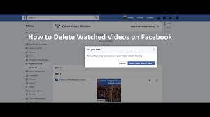 So, it is better to get. How To Delete Watched Videos On Facebook How To Delete Watched Video History Youtube