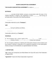 This share transfer agreement (the agreement) defines the conditions under which transferor name (the transferor), a company, which is this is why individual companies and partnerships in malaysia do not require shareholder agreements, as these agreements would be invalidated. Share Subscription Agreement Sample Template