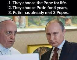 (the 95%)💣 🌟todos los memes echos por mi💣 ¡cyka blyat! Pope Is Temporary Putin Is Forever Memes