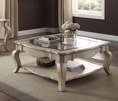 For those who have great taste in living room coffee. Lichfield Traditional Coffee Table W Glass Top In Antique Taupe Finish