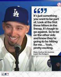 snellzilla4 no pudo contener su emoción por unirse a los Dodgers 🎥:  mlbnetwork