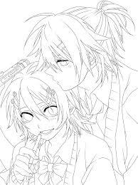 Color online with this game to color users coloring pages coloring pages and you will be able to share and to create your own gallery online. Lineart Kagamine Rin And Len By Piko Chan4ever On Deviantart