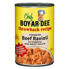 Beef Ravioli Chef Boyardee Classic Food Ravioli