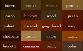 Shades Of Brown Brown Shades Color Shades Color Names