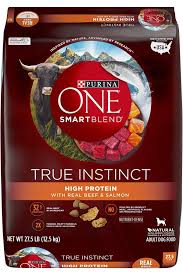 Purina One Smartblend True Instinct Natural Adult Dry Dog Food Dog Treats 27 5 Pounds Dog