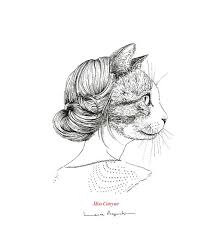 Now, draw the cat's fur with casual, short strokes. Laura Agusti Ashdown Cats Animals Animal Tattoo Cats