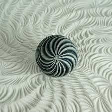Textured Cement Sand Sphere Swirls Ceramic Texture Mini Zen Garden Zen Sand Garden