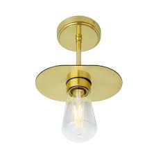 It's no secret that a mod and trendy, with its diamond geometric lines, clear glass and burnished antique brass finish. Kwaga Bathroom Ceiling Light Ip65