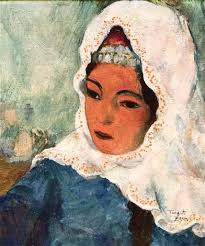 Turgut Zaim Turkish 1906 1974 Title Peasant Woman Medium Oil On Canvas Size 22 X 18 Cm 8 7 X 7 1 In Turkish Art Art Artist