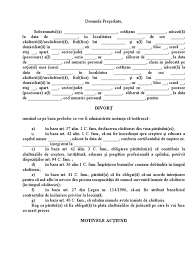 Prezenta personala a partilor la procesul de divort este obligatorie. Cerere De Divort