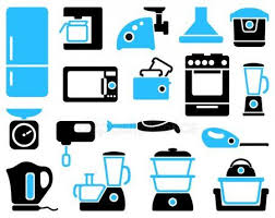 Kitchen Home Appliances Stock Vector Ad Home Kitchen Appliances Vector Ad In 2020 Appliances Design Home Appliances Buying Appliances