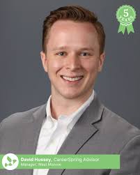 David Hussey has been a CareerSpring Advisor since the start of our  organization in 2020. He graduated from @illinois1867 with a Bachelor's  degree in Accounting and Finance, and holds an MBA from @