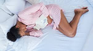 Restful morning during period