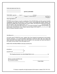 Start by calling the recorder's office and requesting a copy of the deed. 46 Free Quit Claim Deed Forms Templates á… Templatelab