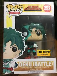 Hot topic exclusive battle deku funko pop. Funko Pop Deku Battle 252 Hot Topic Exclusive My Hero Academia 1922634908