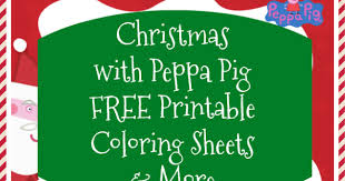Visit us for more quality printable pictures. Christmas With Peppa Pig Free Printable Coloring Sheets More Nanny To Mommy