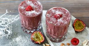 Acai Himbeer Smoothie Rezept Himbeer Smoothie Naturlich Essen Himbeer Smoothie Rezept