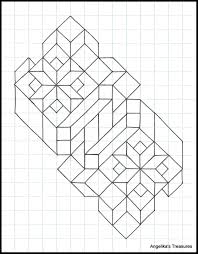 Graph Paper Art Angelika S Treasures Graph Paper Art Graph Paper Drawings Geometric Drawing