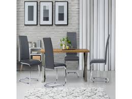 Des milliers de photos de décoration intérieure postées par les internautes : Lot De 4 Chaises Mia Grises Pour Salle A Manger Vente De Id Market Conforama