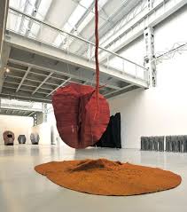 Abakan Red 1969 And Orange 1971 By Magdalena Abakanowicz