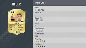 His potential is 90 and his position is gk. Fifa 17 Spielerwerte Top 50 Ea Sports Offizielle Website
