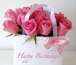 Happy birthday to my lovely girlfriend! Happy Birthday Flower Happy Birthday Flowers Wishes Birthday Wishes Flowers