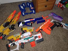 Need a cool looking place to put your nerf guns. A Small Part Of My Magfed Collection Nerf