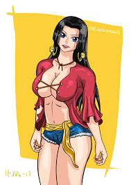 Boa Hancock with Luffys Clothes : rOnePiece