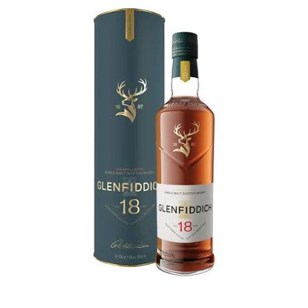 Glenfiddich 18 Year Old Speyside Single Malt Scotch Whisky 70cl | The Whisky  Shop
