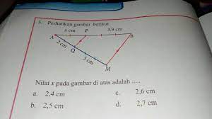 Aug 12, 2021 · bagi anda yang ingin juga membaca soal sebelumnya. Perhatikan Gambar Berikut Nilai X Pada Gambar Di Atas Adalah Brainly Co Id