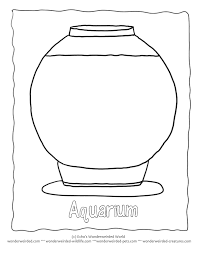 Dinosaur coloring pages] when working on free printable tropical fish coloring pages, don't forget to paint the background. Blank Aquarium Coloring Pages Fish Coloring Page Printable Activities For Kids