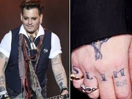 John christopher depp ii is an american actor, producer, and musician. Johnny Depp Alters Amber Heard Scum Tattoo Again