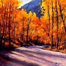 So if you like painting cozy scenes as per seasons, i'm sure you're going to enjoy today's class. 42 Fall Wallpapers For Free Wallpapers Com Autumn Landscape Landscape Paintings Fall Landscape Paintings