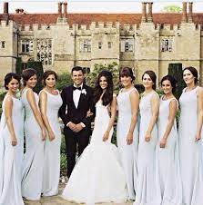 Michelle Keegans Pastel Blue Bridesmaids Bridesmaid Bridesmaid Dresses Pastel Blue Bridesmaid