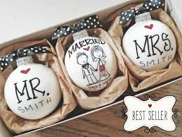 Many people purchase ornaments for their child's first christmas or an ornament for the year they were married. Just Married Ornament First Christmas Bulb Gift Set Emmaline Bride