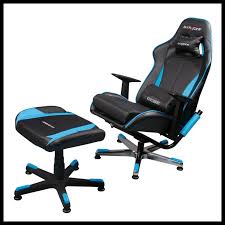 Dxracer Kc57nb Suit Xl Video Game Chair Footrest Tv Lounge Chair Black And Blue Gaming Chair Playroom Chairs Chair And Ottoman
