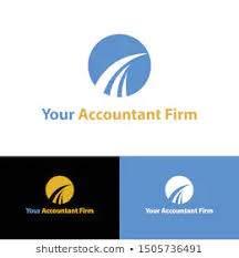Financial Company Logo For Accountants And Tax Adviser That Illustrates The Economy And Finance Finance Flat Logo Design Accounting Logo