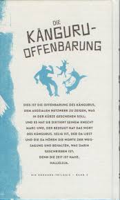 Eine kapitel von kanguru chronik. Marc Uwe Kling Die Kanguru Offenbarung Z Erlesene Bucher