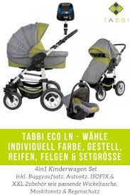 Tabbi Eco Ln Kombi Kinderwagen Kinderwagen Kinderwagen Set Autositz Baby