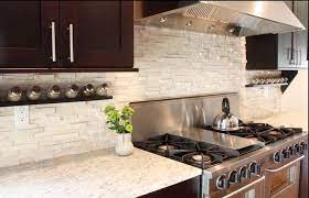 Backsplashes Backsplash With Dark Cabinets Stacked Stone Backsplash Kitchen Backsplash Designs