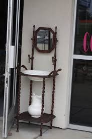 Vintage Wash Stand With Bowl Pitcher 75 Wash Stand Antique Wash Stand Dream Furniture