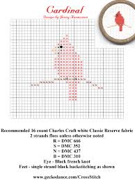 Free Cross Stitch Pattern Cardinal Bird Cardinal Pattern Cross Stitch Designs Cross Stitch Bird Cross Stitch Patterns