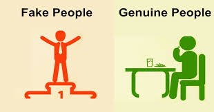 Hence, not counterfeit, spurious, false, or adulterated. How To Differentiate Genuine People From Fake People 8 Ways