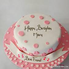 Happy Birthday Cake For Mother Mary Happy Birthday Mary Video And Images Birthday Cake For Boyfriend Happy Birthday Cakes Happy Birthday Mary