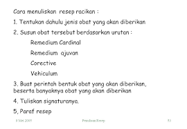 Cara menulis resep obat sirup. Andri Dimalouw Rsud Dok Ii Jayapura Ppt Download