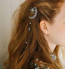 Exclusive To Our Site This Hair Accessory Works Magic The Constellation Bobby Pin Includes A Trail Of Shooting Hair Pins Headband Hairstyles Hair Accesories